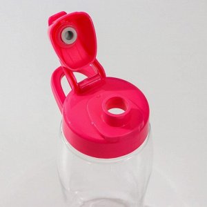 Бутылка «Свежесть», 480 мл, 7,4x9,5x18,3 см, цвет МИКС