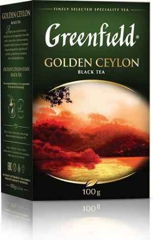 Чай Гринфилд Golden Ceylon 100г 1/14