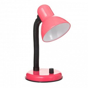 Лампа настольная Е27, светорегулятор (220В) розовая (203А)