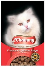 Chammy для кошек пауч с лососем и форелью в соусе 85г ПРОМО НАБОР (5+1) всего 6шт