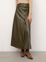 Юбка из экокожи S981/taira