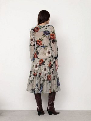 Платье с цветочным принтом PL1334/seit