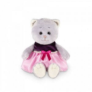 Мягкая игрушка "Колбаскин&Мышель" Мышель в фиолетовом платье,20 см
