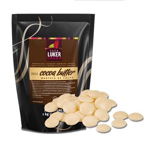 Какао масло натуральное Luker (минидиски), пак 1 кг