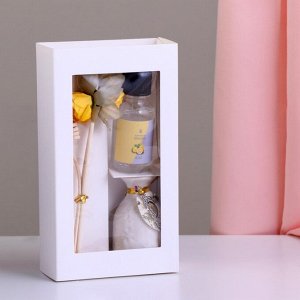 Набор подарочный "Прованс": ваза керамическая,аромамасло лимон,декор, "Богатство Аромата"