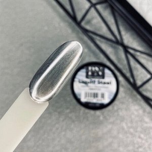Гель-краска Liquid Steel  серебро с зеркальным эффектом