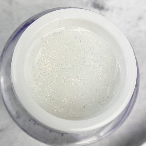 Силиконовый гель-пластилин Magic №M1 молочно-белый с опаловым микрошиммером