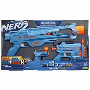 NEW Nerf Elite 2.0 Loadout Combo Pack 3x Blaster Technician Quadfire W/ Darts