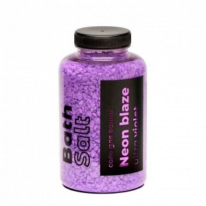 Fabrik Соль д/ванны NEON BLAZE «Ultra violet» в банке, 500г  NEW