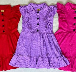 Платье на девочку ,цвет фиолетовый