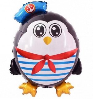 Фольга шар Фигура Пингвин Морячок 31"/79 см Китай