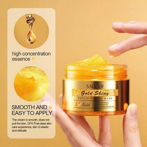 SADOER Ночная несмываемая маска для лица Gold Shiny Repair Mask, 120гр