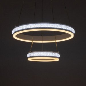 BayerLux Люстра с ПДУ 1842/3MWT LED 198Вт диммер белый 45х45х20 см