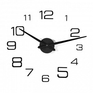 Часы-наклейка DIY "Мита", плавный ход, d=120 см