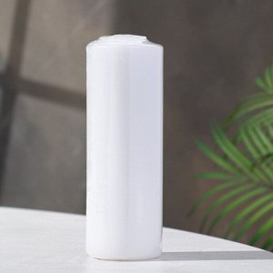 Свеча - цилиндр, 5х15 см, 14 ч, белая