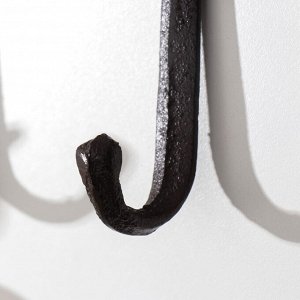 Крючки декоративные чугун "Пики кованые" 15х30х3,5 см