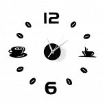 Часы-наклейка &quot;Время кофе&quot;, d-50 см