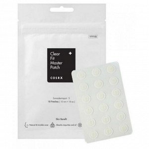 COSRX Патчи от акне Clear Fit Master Patch, 18 шт.