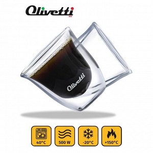Набор стаканов с двойными стенками Olivetti DWG21, 2 шт, 80 мл