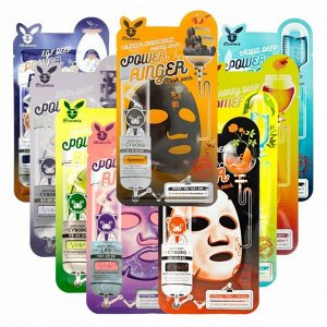 Elizavecca Набор тканевых масок / Deep Power Ringer Mask Pack, 9 штук