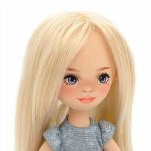 Мягкая кукла «Mia в голубом платье», 32 см