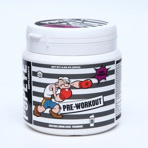 Предтренировочный комплекс POPEYE Pre-Workout , гранат-клюква, спортивное питание, 250 г