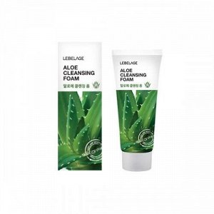 LEBELAGE. Пенка для умывания увлажняющая с экстрактом алоэ, ALOE CLEANSING FOAM, 100 мл