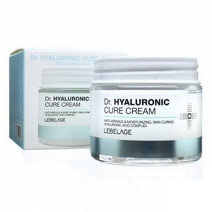 LEBELAGE. Крем для лица с Гиалуроновой кислотой антивозрастной, Dr. HYALURONIC CURE CREAM, 70 мл