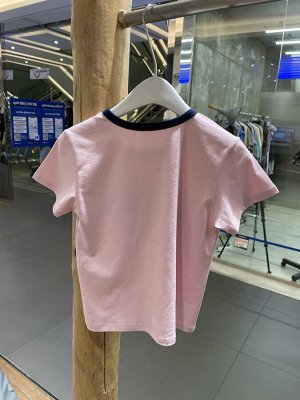 Женская футболка с короткими рукавами, принт Friday, цвет розовый