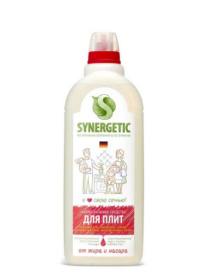Средство для чистки плит и духовок SYNERGETIC от жира и нагара, 1л , Синергетик
