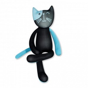 Антистрессовая игрушка "Кот Яркий" Голубой