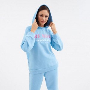 Костюм женский (толстовка, брюки) MIST Be nice, голубой