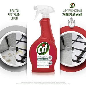 Cif Чистящий спрей ультра быстрый Универсальный для поверхностей и текстиля во всем доме 500 мл