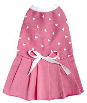 Платье для собак "Маленькая кокетка" розовое р 30 ( ДС 29-31см) OSSO
