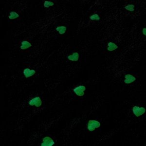 Плед с рукавами светящийся в темноте «Этель» Love, 150x200 см, 220 г/м²