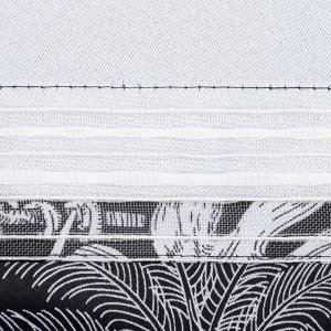 Штора портьерная Этель «Тропики", на шторной ленте 130х300 см, 210гр/м2, 100% п/э