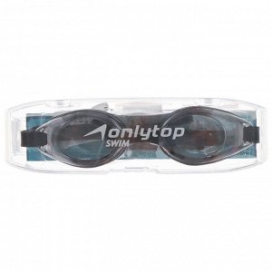 Очки для плавания с берушами + набор съёмных перемычек, цвета микс