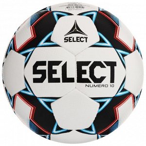 Мяч футбольный SELECT Numero 10, 810508-200, размер 5, FIFA Basic, 32 панели, ПУ, ручная сшивка