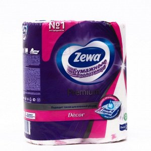 Бумажные полотенца Zewa Premium Decor, 2 слоя, 2 шт.