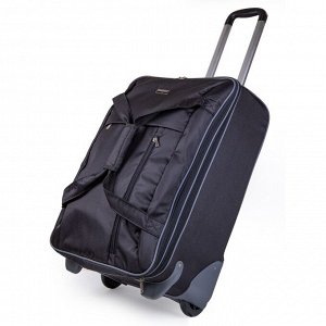 Дорожная сумка на колесах П7123 (24") сумка черный