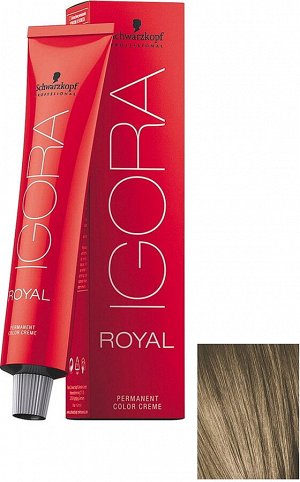 Schwarzkopf Professional Igora Royal 8-00 Краска для волос Светлый русый натуральный экстра, 60 мл, Шварцкопф