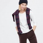 UNIQLO - футболка с круглым вырезом из гладкого эластичного хлопка - белый