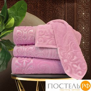 Велюровое полотенце 50х85 см Eleganta Aphrodite 500 г/м2, нежно-розовый