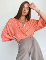 Блузка over-size из премиальной вискозы