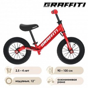 Беговел 12&quot; GRAFFITI Superior, цвет красный