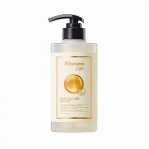 Шампунь, С ЗОЛОТОМ И ПЕПТИДАМИ / LIFE PRIME GOLD LIBRE SHAMPOO, JM Solution, Ю.Корея, 500 г, (20)