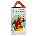 Игра творческая &quot;Лепим свечи&quot;/Набор для лепки свечей &quot;Лисенок&quot;