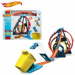 Автотрек Хот Вилс / Hot Wheels Конструктор трасс Тройная петля GLC96