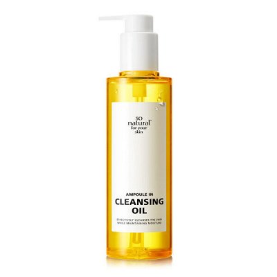 So Natural Ampoule In Cleansing Oil Веганское гидрофильное масло от черных точек 200мл
