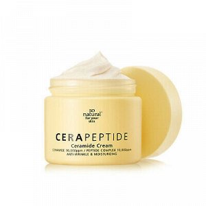 So Natural Cera Peptide Cream Разглаживающий крем на основе керамидов и комплекса пептидов